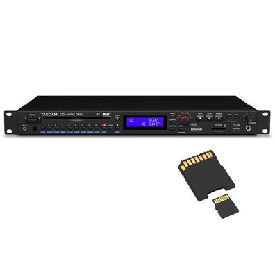 Tascam Medien-Player CD400UDAB mit Speicherkarte