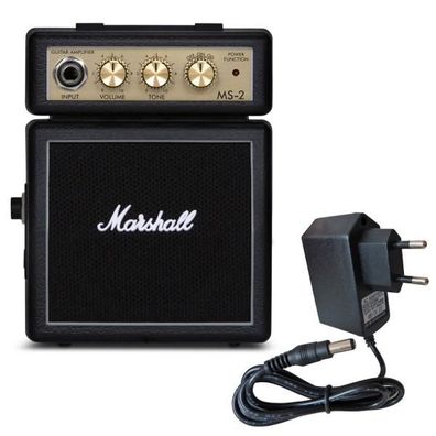 Marshall Gitarren-Verstärker MS-2 Micro Stack mit Netzteil