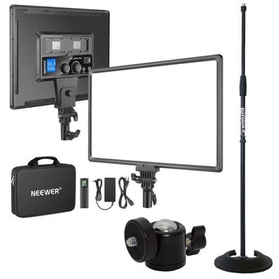 Neewer Dauerlicht NL-288ARC LED-Leuchte mit Stativ und Kugelgelenk