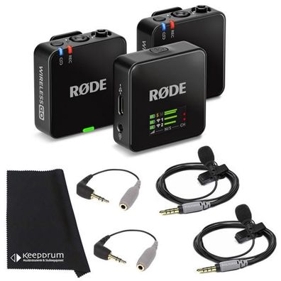 Rode Wireless GO Gen 3 mit 2x Smartlav und 2x SC3