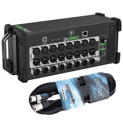Mackie Mischpult DL16SE Digitaler Rack Mixer mit XLR-Kabel