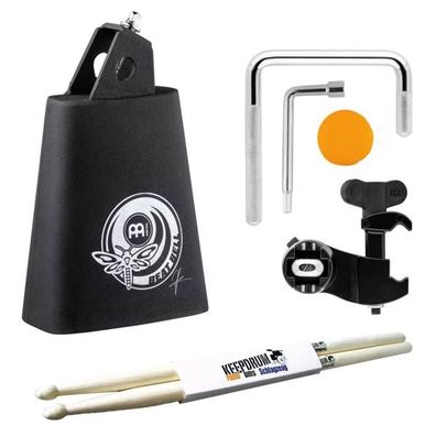 Meinl Cowbell AN-BB 4.5 Zoll Anika Nilles Beat Bell mit Trommelstöcken