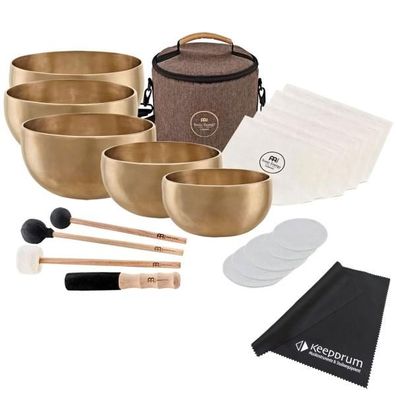 Meinl Sonic Energy Klangschalen-Set SB-Y2 Yoga Nidra mit Tuch