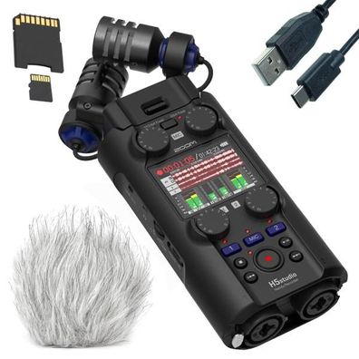 Zoom Audio-Recorder H5 Studio mit Zubehör-Set