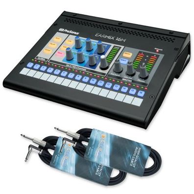 Presonus Earmix 16M 16-Kanal Monitor-Mixer mit 2x Kabel