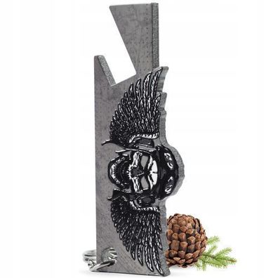 KADAX Flaschenöffner aus Stahl, Schädel Design, Stahlöffner, Plastiköffner