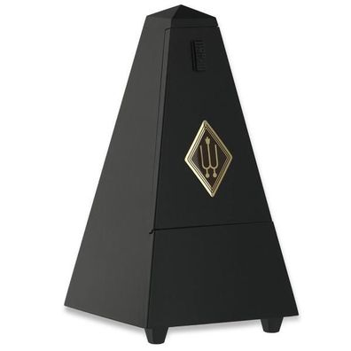 Wittner Metronom 816M mechanisch aus Holz mit Glocke matt-schwarz