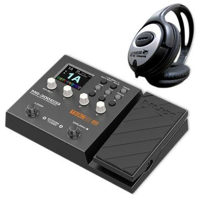 NUX Multi-Effektgerät MG-300 MKII für E-Gitarre mit Kopfhörer