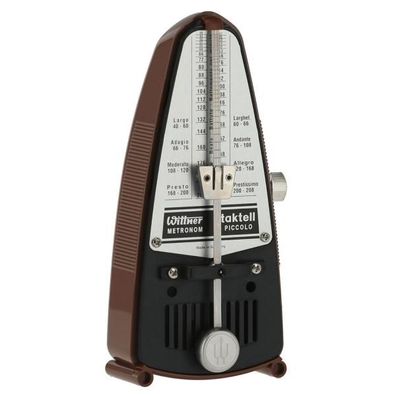 Wittner Metronom 831 Taktell Piccolo mechanisch Mahagoni-Braun
