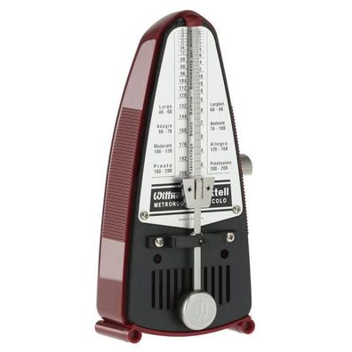 Wittner Metronom 834 Taktell Piccolo mechanisch Rot