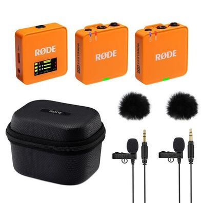Rode Wireless GO Gen 3 OR mit Charge Case + 2x Lavalier GO und 2x WS05