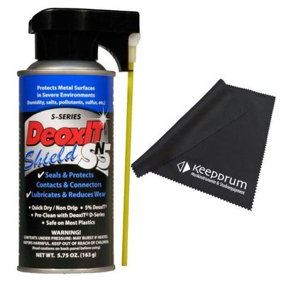 Caig DeoxIT Schutz-Spray SN5S-6N für Metall und Elektronik mit Tuch