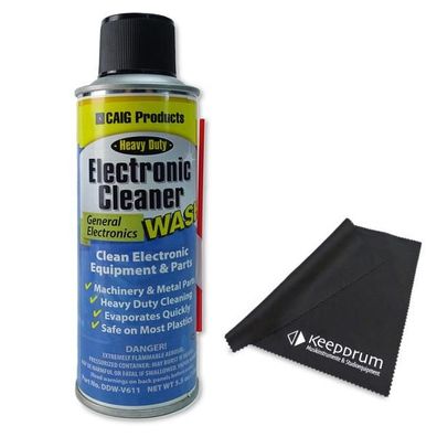 Caig DeoxIT Kontaktreiniger Spray DDW-V611 mit Mikrofasertuch