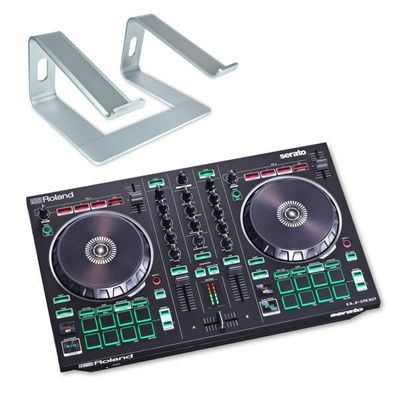Roland DJ-Controller DJ-202 mit Laptopständer SV