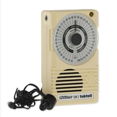 Wittner Metronom QM 2 Taktell Elfenbeinfarben inklusive Ohrhörer