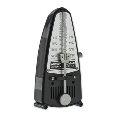 Wittner Metronom Taktell Piccolo mechanisch Schwarz
