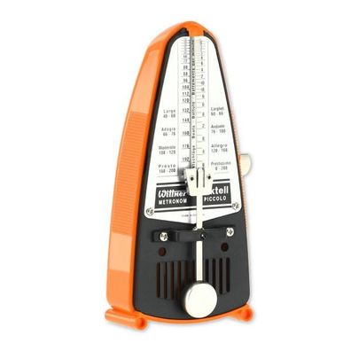 Wittner Metronom Taktell Piccolo mechanisch Orange