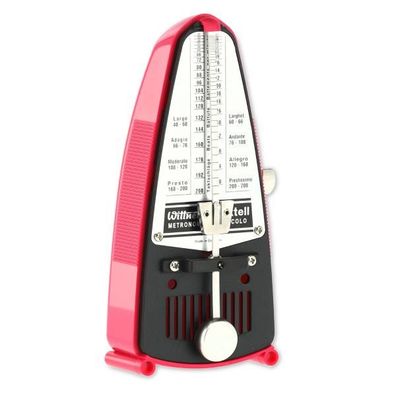 Wittner Metronom Taktell Piccolo mechanisch Dunkelrosa
