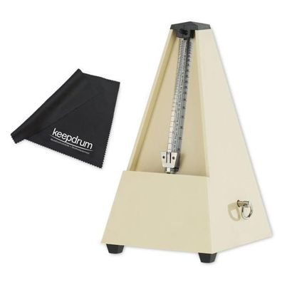 Wittner Metronom 807K mechanisch Beige mit Tuch