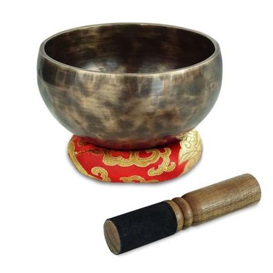 keepdrum Tibetische Bronze-Klangschale 12 cm