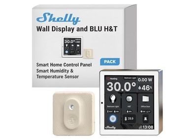 Shelly Wanddisplay Weiß + Elfenbeinblau H&T (Pack)