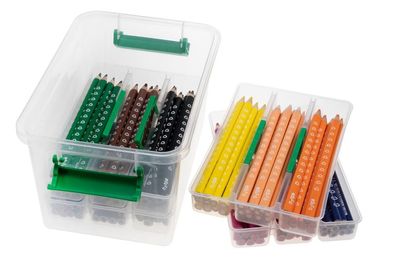 edu3 Jumbo 120 Farbstifte Dreikant in 12 Farben sortiert