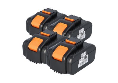 4er-Set Ersatzakku 20V 4000mAh Li-Ion kompatibel mit DeltaFox, Worx, Pattfield,
