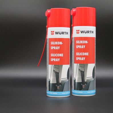 Duo Pack - Silikonspray schützt, pflegt und isoliert von WÜRTH