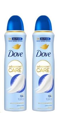 Dove Antitranspirant Aerosol Advanced Care 2x150ml (Verschiedene Düfte)
