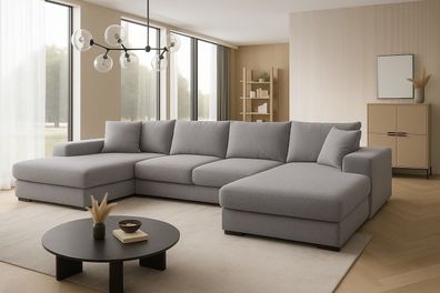 Ecksofa VIENA 328x182 cm Schlafsofa mit Bettkasten und Bonellfederkern