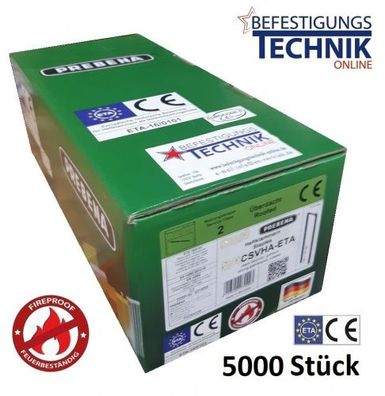 Prebena Q67CSVHA-ETA 67mm Brandschutz Klammern verzinkt für Senco Würth Q Haubold HD7