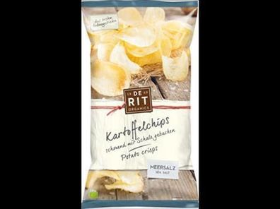 deRit 6x Kartoffelchips Meersalz 125g