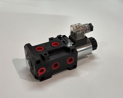 Hydraulik Magnetventil Wegeventil Wechselventil Einzelweiche 6/2 24 VDC