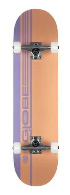 GLOBE Skateboard G0 Strype Hard 7.75 dusty orange/lavender