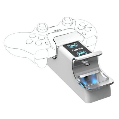 Hama Dual Ladestation Ladegerät für Sony PS5 Wireless Controller Docking Dock