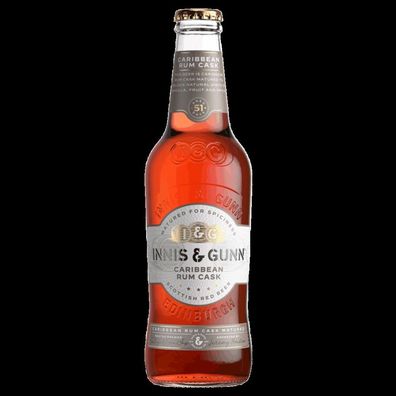 24 x 0,33 L Innis & Gun Caribbean Rum Cask - Rotbier aus Schottland