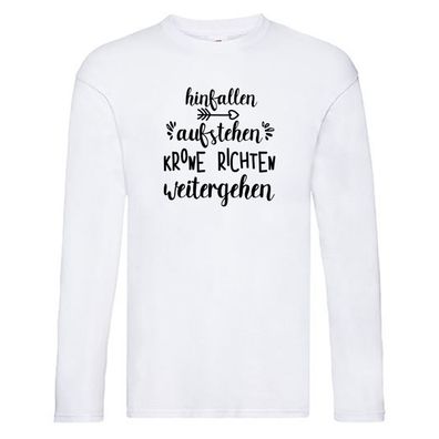 Hinfallen Kronerichten weitergehen | Prinzesin Long Sleeve Weiß
