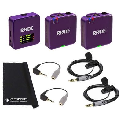 Rode Wireless GO Gen 3 Lila mit 2x Smartlav und 2x SC3