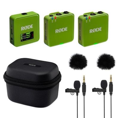 Rode Wireless GO Gen 3 GR mit Charge Case + 2x Lavalier GO und 2x WS05