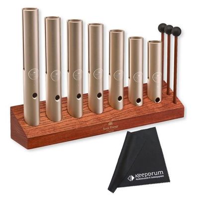 Meinl Sonic Energy Klangröhren Wah-Wah Tube Chakra Set 7-teilig mit Tuch