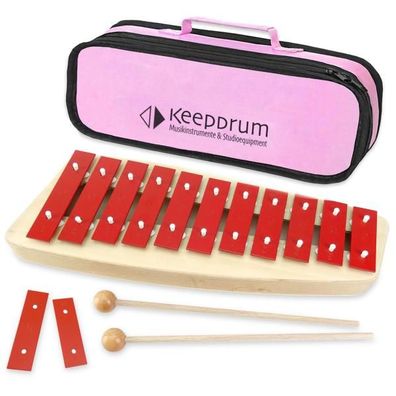 Sonor Glockenspiel NG-10 mit Tasche Pink