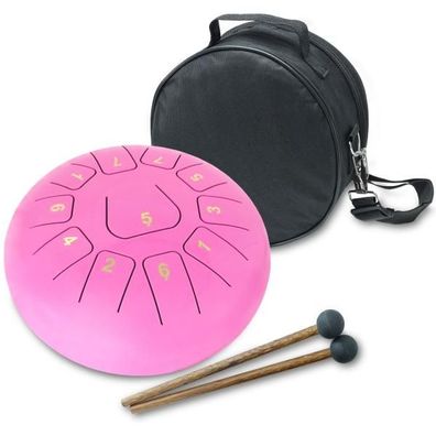 keepdrum Zungentrommel TD8PK Tongue Drum 11 Töne Pink