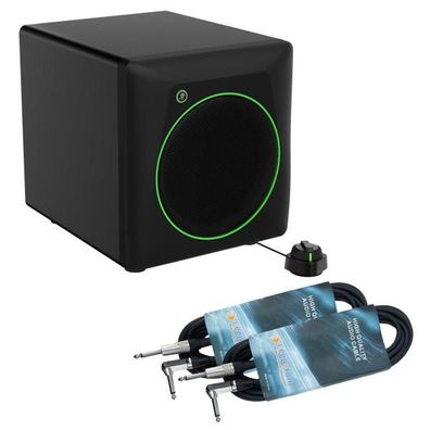 Mackie Subwoofer CR8SBT aktiver Bluetooth-Subwoofer mit 2x Klinkenkabel