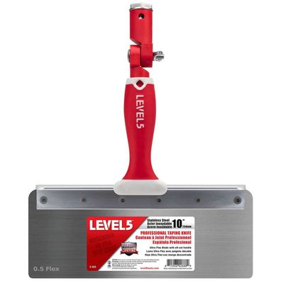 LEVEL5 Fassadenspachtel 254mm/10" Flex Klinge Edelstahl Offset Griff 5-383