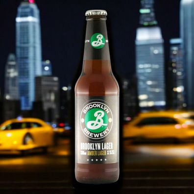 Brooklyn Hoppy Amber Lager 12 x 0,33l- Craft Beer aus New York mit 5,2% Vol
