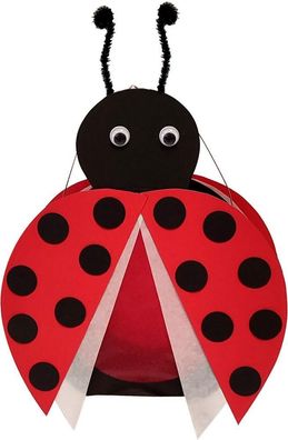 Laternen Bastelset Marienkäfer von Prell, 4 Stück