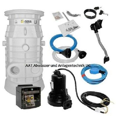 Jung Pumpen Pumpstation PKS-B 800-32 mit MultiCut 20/2M plus Ex. und BasicLogo Steuer