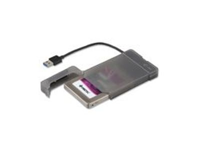 I-TEC USB Externes Gehäuse 2,5 Zoll/SATA I/II/III HDD SSD Schwarz
