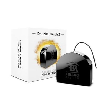 Fibaro FGS-223 ZW5 elektrisches Relais Schwarz