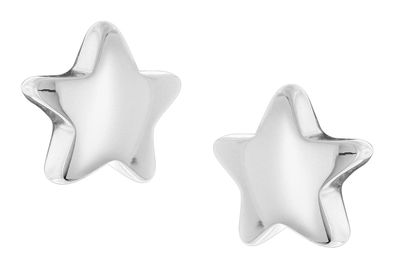 Boccia Schmuck Titan-Ohrstecker für Kinder Stern 05078-01